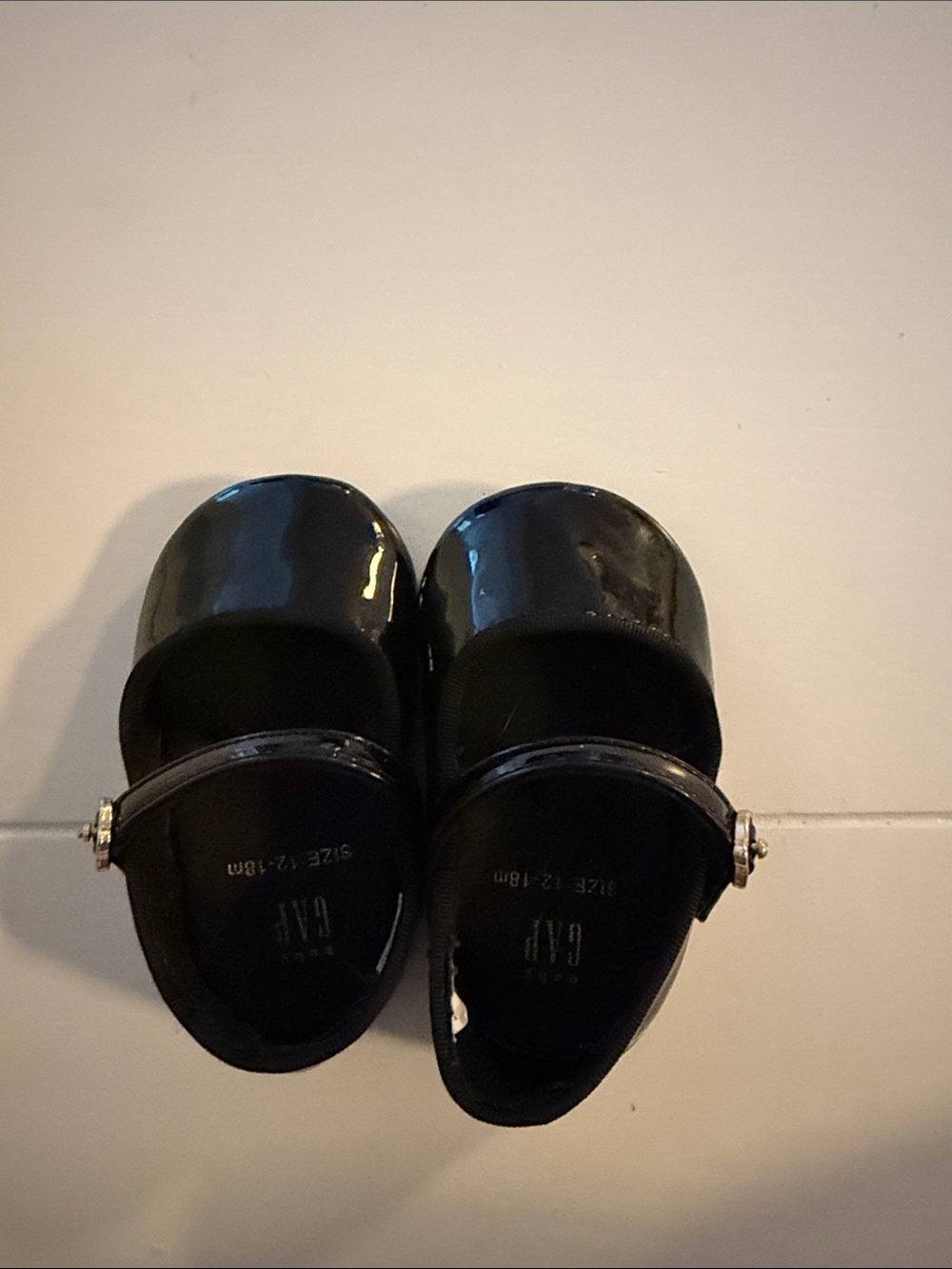 GAP Girls Black Patent Mary Jane Dress Shoes